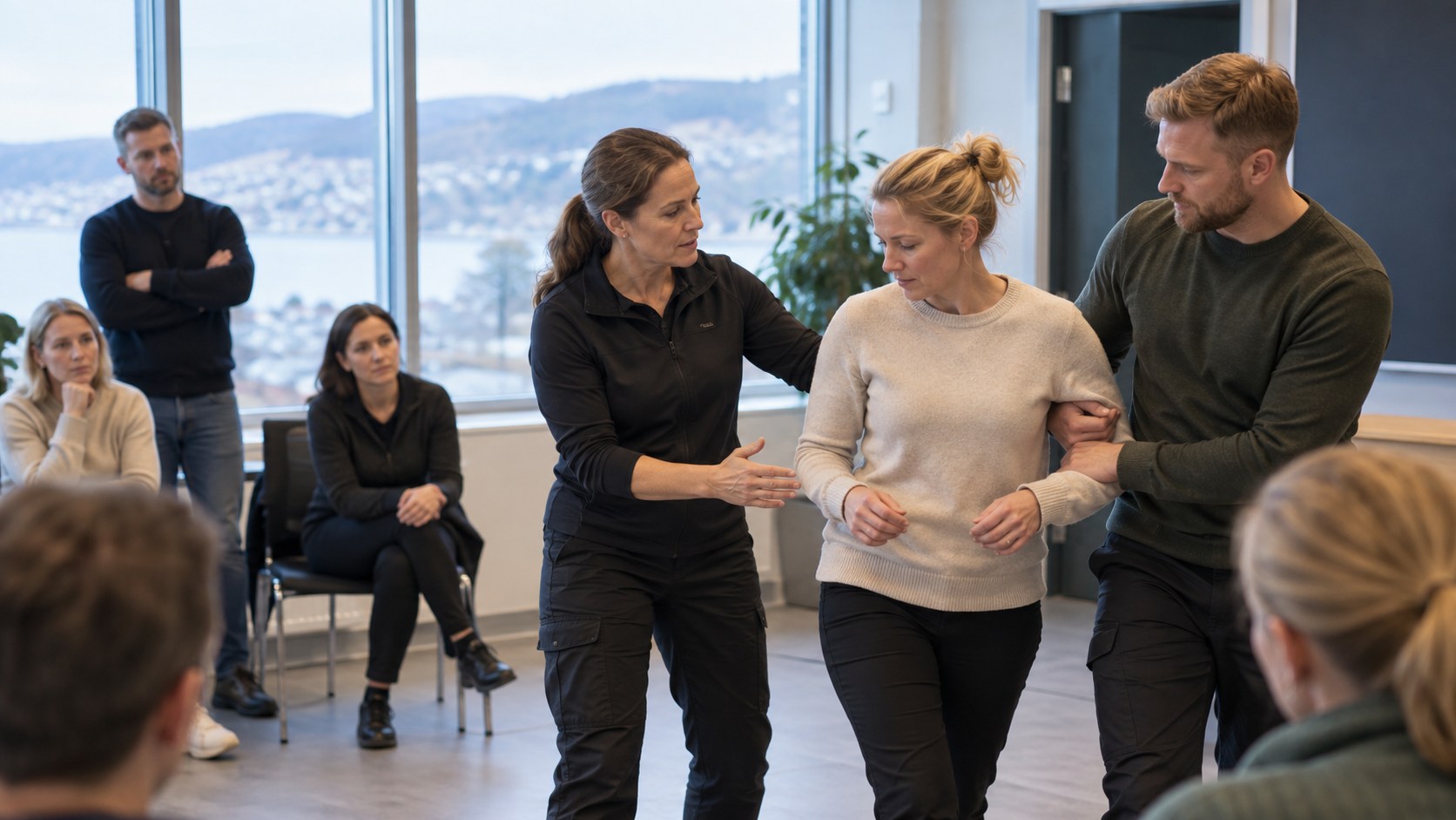 Ansatte trener på trygg og koordinert assistanse
